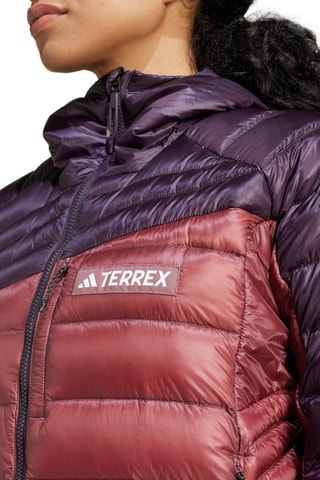 Doudoune à capuche Terrex Xperior - Violet et bordeaux