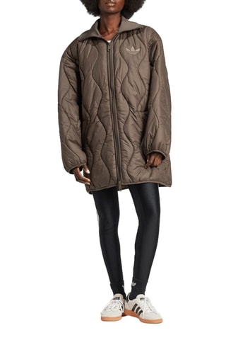 Doudoune longue Mid - Marron - Adidas