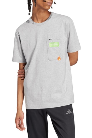 T-shirt regular - Gris chiné