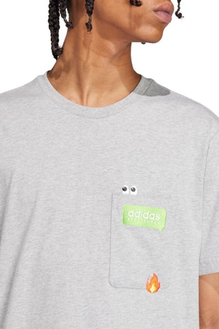 T-shirt regular - Gris chiné