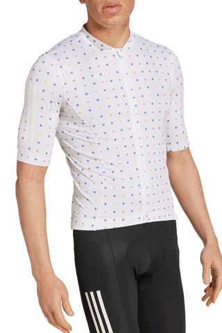 Maillot de cyclisme Tempo 3-Stripes - Blanc