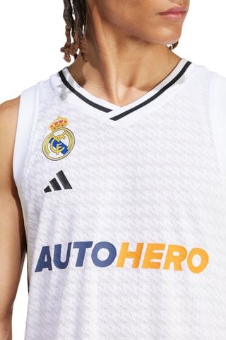 Maillot de basketball Real Madrid - Blanc et noir