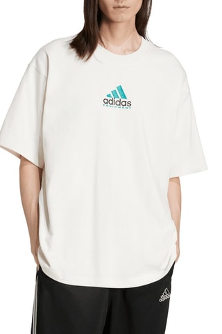 T-shirt oversize EQT - Blanc