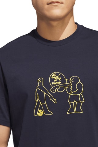 T-shirt regular Shmoofoil Fighter - Bleu marine