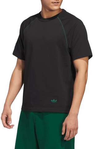 T-shirt regular de skateboarding Shmoofoil Featherweight - Noir et vert foncé