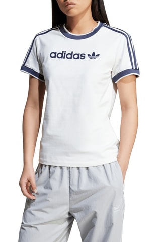 T-shirt - Blanc et gris foncé