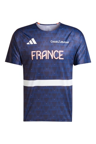 T-shirt d’entraînement Equipe de France d’athlétisme - Bleu roi