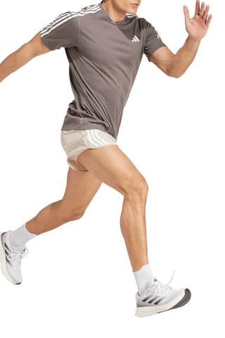 T-shirt de running Own the Run - Marron