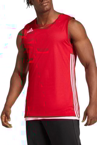 Maillot de basketball réversible - Rouge et blanc