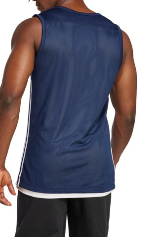 Maillot de basketball réversible 3G Speed R - Bleu marine et blanc