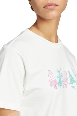 T-shirt regular Lounge Food - Blanc