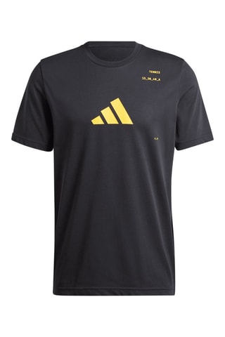 T-shirt de tennis - Noir - Adidas