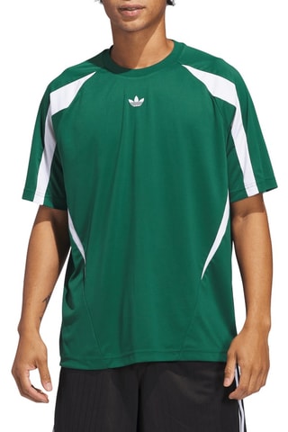 Maillot de football Skateboarding Teamgeist - Vert foncé et blanc - Adidas