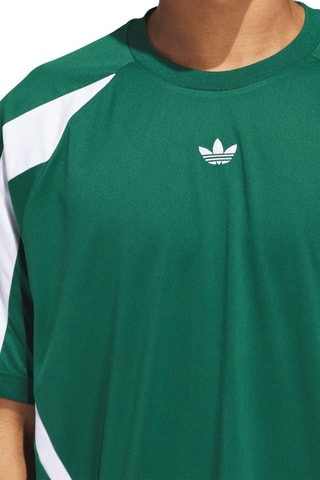Maillot de football Skateboarding Teamgeist - Vert foncé et blanc - Adidas