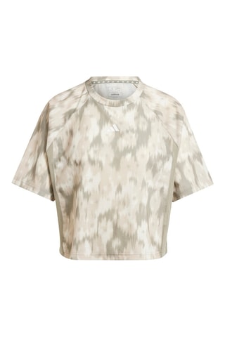 T-shirt d’entraînement tie and dye - Beige - Adidas