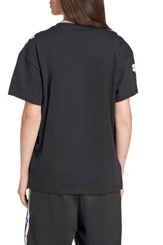 T-shirt ample Floral - Noir - Adidas