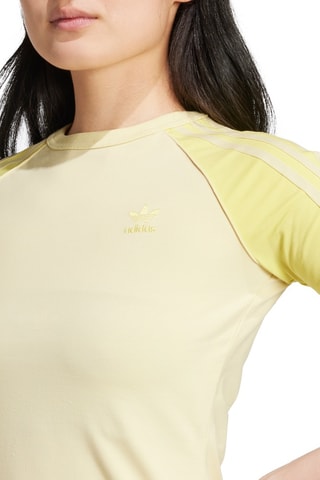 T-shirt slim Adicolor - Jaune - Adidas