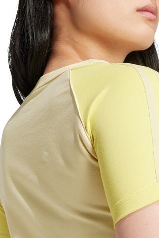 T-shirt slim Adicolor - Jaune - Adidas