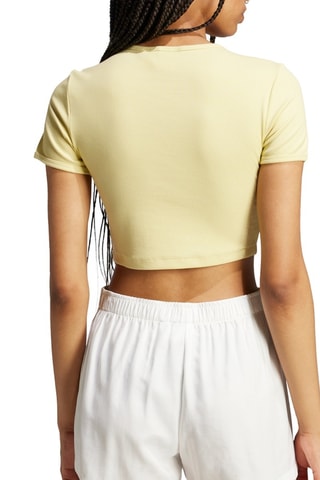 T-shirt slim Essentials - Jaune - Adidas