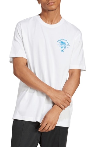 T-shirt Coffee Club - Blanc - Adidas