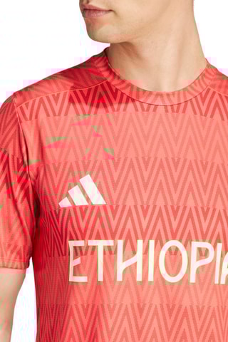T-shirt d’entraînement Éthiopie - Rouge - Adidas