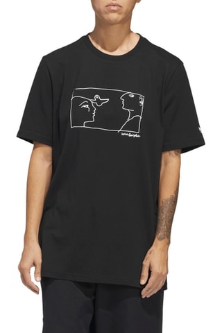 T-shirt Shmoofoil Not Eazy - Noir et blanc - Adidas