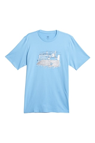 T-shirt de skateboard - Ciel - Adidas