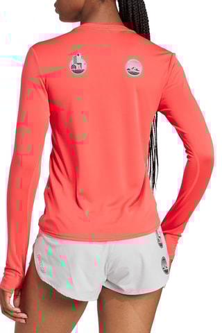 T-shirt de running - Corail - Adidas