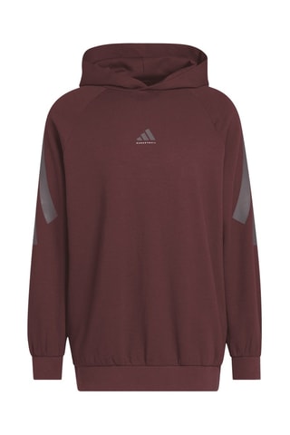 Sweat de basketball à capuche Spacer - Bordeaux