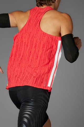 Débardeur de running - Rouge et blanc