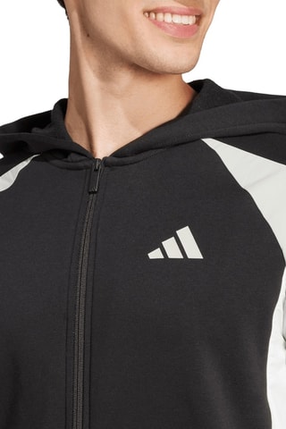 Sweat à capuche Essentials - Noir et blanc