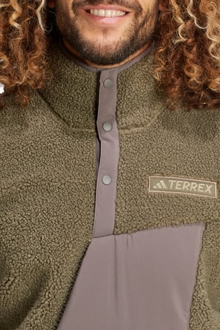 Sweat polaire de randonnée Terrex Xploric - Kaki