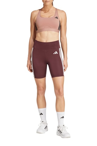 Cycliste de yoga taille haute - Marron