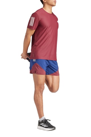 Short de running - Bleu marine et bordeaux