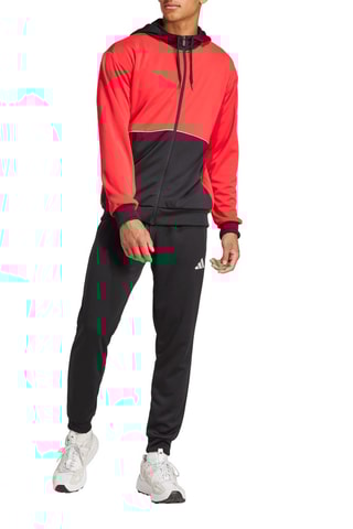 Veste à capuche et pantalon - Rouge et noir