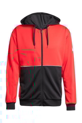 Veste à capuche et pantalon - Rouge et noir