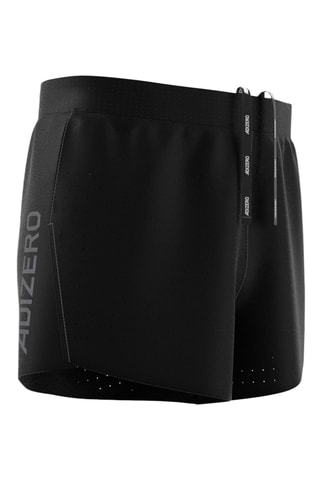 Short slim de running Adizero Split - Noir