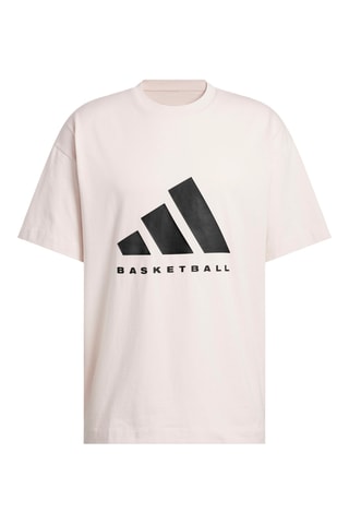 T-shirt ample de basketball - Beige