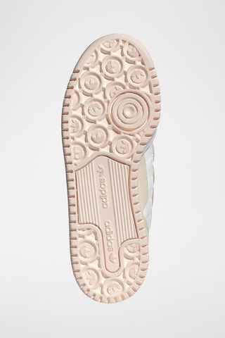 Sneakers en cuir Forum Bold Stripes - Blanc et beige