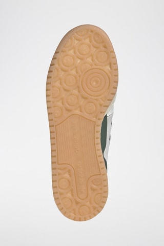 Sneakers en cuir Forum Bold Stripes - Blanc, vert et beige