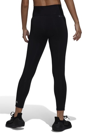Legging d'entraînement taille haute Optime 7/8 T - Noir