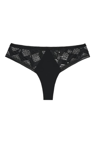 Braga brasileña Scarlett - Negro