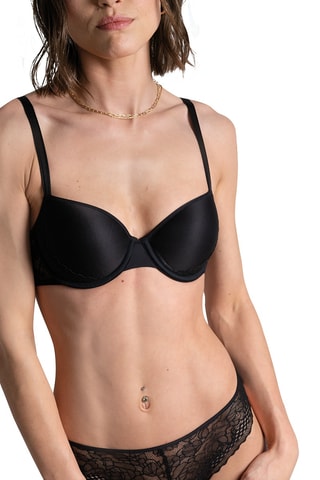 Sujetador con relleno Pila - Negro