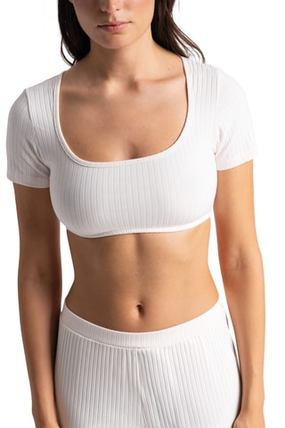 Crop top Isabella - Blanco