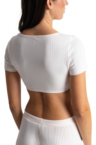 Crop top Isabella - Blanco