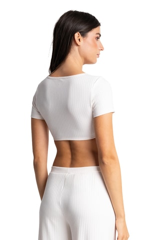 Crop top Isabella - Blanco