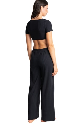 Pantalón de tiro alto Isabella - Negro