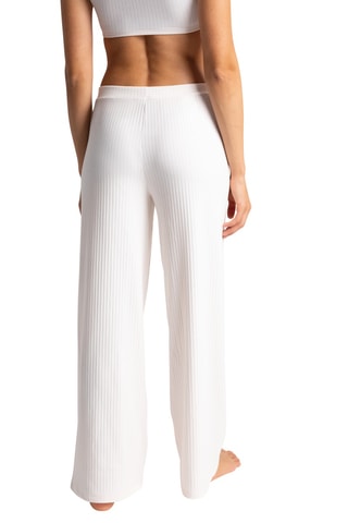 Pantalón de tiro alto Isabella - Blanco