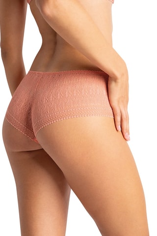Shorty de encaje Leila - Rosa