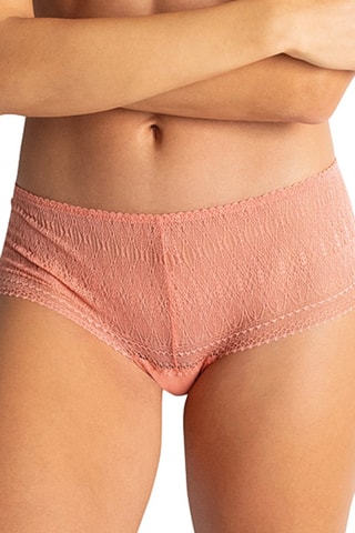 Shorty de encaje Leila - Rosa